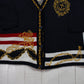 1980s/1990s McNaughton Wear Navy Nautical Acrylic Cardigan Sweater Made in USA Size L