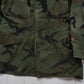 1980s Distressed US Military Woodland Camo M65 Jacket Size S/M