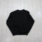 1990s 1990 Edmonton Alberta Black Skyline Souvenir Sweatshirt Made in Canada Size S