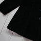 2000s Y2K Wilsons Leather Black Suede Womens Blazer Jacket Womens Size M/L