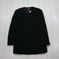 1980s JG Hook Suits Dark Green Collarless Wool Coat Made in USA Women's Size XL