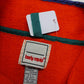 1980s/1990s Body Equip Blue Orange 1/4 Zip Fleece Pullover Sweatershirt Size XL/XXL