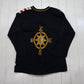 1980s/1990s McNaughton Wear Navy Nautical Acrylic Cardigan Sweater Made in USA Size L