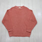 1990s Romans Pink Acrylic Knit Sweater Size L