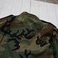 1980s US Military Woodland Camo M65 Jacket Size L/XL