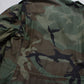 1980s Distressed US Military Woodland Camo M65 Jacket Size S/M