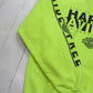 2010s Harley-Davidson Bright Yellow Live Free Ride Free Longley Peterborough Ontario Motorcycle Hoodie Sweatshirt M