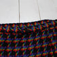 1980s/1990s Domina Black Multicolour Viscose Knit Business Suit Set Blazer and Skirt