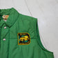 1980s Avon Green Dual Removal Systems Insulated Vest Jacket Made in Canada Size M
