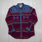 1980s/1990s Paneled Southwest Style Denim Shirt Size L