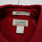 2010s LL Bean Red Chamois Buttup Up Shirt Size L