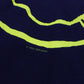 1990s/2000s Y2K M&O Knits Heavyweight Nirvana X-Eye Smiley Face Grunge Band T-Shirt Size L