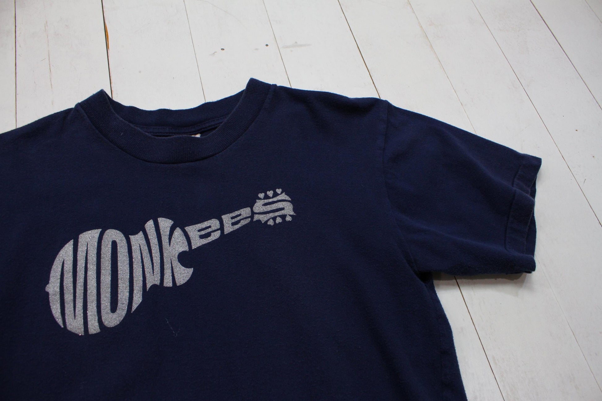 1980s/1990s Monkees Logo T-Shirt Made in Canada Size S/M