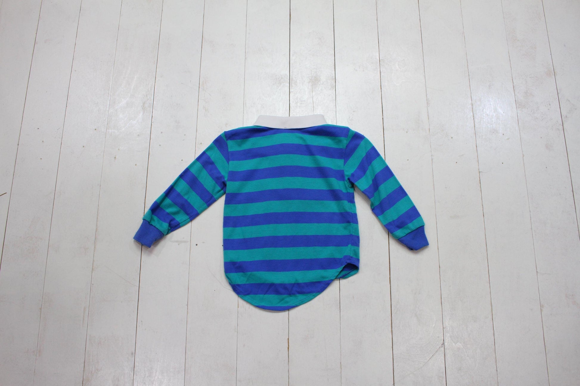 1990s Bunnies & Buddies Long Sleeve Polo Shirt Kid's Size 4T