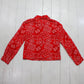 1970s/1980s Western Cowboy Bandana Button Up Shirt Kids Size L