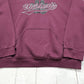 2000s Gildan Burgundy Wildcats Hoodie Sweatshirt Size M