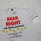 1990s 1992 Zellers Bear Right Moonwalk for Cystic Fibrosis T-Shirt Made in Canada Size L