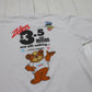 1990s 1992 Zellers Bear Right Moonwalk for Cystic Fibrosis T-Shirt Made in Canada Size L