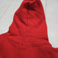 1980s Rusell Athletic Red Delta Sigma Theta DST Sorority Greek Life Stitched Lettering Hoodie Sweatshirt Made in USA Size S/M