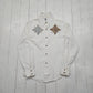 1970s Kennington of California Quilted Design Button Up Western Style Shirt Size S/M