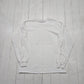 1990s 1998 White Wyoming State Cross Country Running Long Sleeve T-Shirt Made in Canada Size L