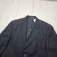 1990s Lauren Ralph Lauren Pinstripe Blazer Jacket Made in Canada Womens Size M/L