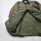 1970s Canadian Military Olive Green Jacket Liner Made in Canada Size S/M