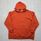 1990s/2000s Y2K Lion Apparel Double Face Orange Workwear Hoodie Size XXL/3XL+