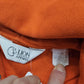 1990s/2000s Y2K Lion Apparel Double Face Orange Workwear Hoodie Size XXL/3XL+