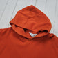 1990s/2000s Y2K Lion Apparel Double Face Orange Workwear Hoodie Size XXL/3XL+