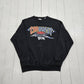 1990s Tultex Black Car Quest Auto Parts Racing Sweatshirt Made in USA Size M