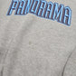 1990s/2000s Y2K Russell Athletic Grey Panorama Sweatshirt Size L