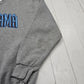 1990s/2000s Y2K Russell Athletic Grey Panorama Sweatshirt Size L