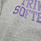 1990s Russell Athletic Grey Triway Softball Sweatshirt Made in USA Size M
