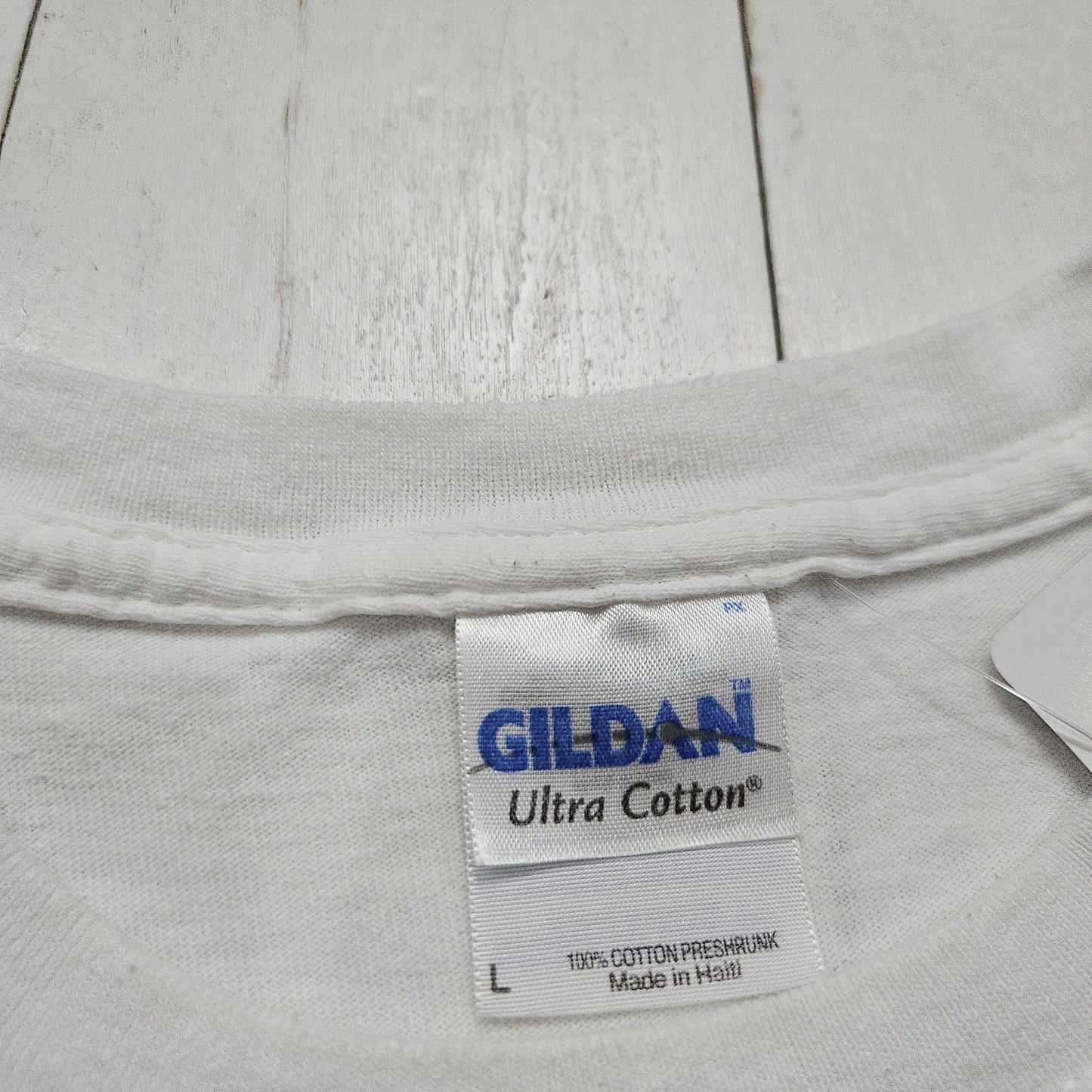 1990s White Graceland University Hornets Fan T-Shirt Size L