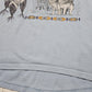 1990s/2000s Y2K Blue Eagle Wolf Wildlife Nature Animal T-Shirt Size L/XL