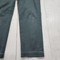 1970s Green Permanent Twill Work Pants Size 35x27