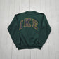 1990s Green USS Dwight D Eisenhower 69 "IKE" Aircraft Carrier US Navy Military Sweatshirt Size M