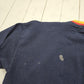 1990s Lee Blue Michigan Colors Autumn Leaves Sweatshirt Made in USA Size L
