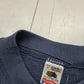 1990s Fruit of the Loom Blue Grey Project First Step Sweatshirt Made in USA Size M