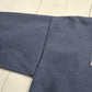 1990s Fruit of the Loom Blue Grey Project First Step Sweatshirt Made in USA Size M