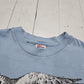 1990s/2000s Y2K Blue Eagle Wolf Wildlife Nature Animal T-Shirt Size L/XL