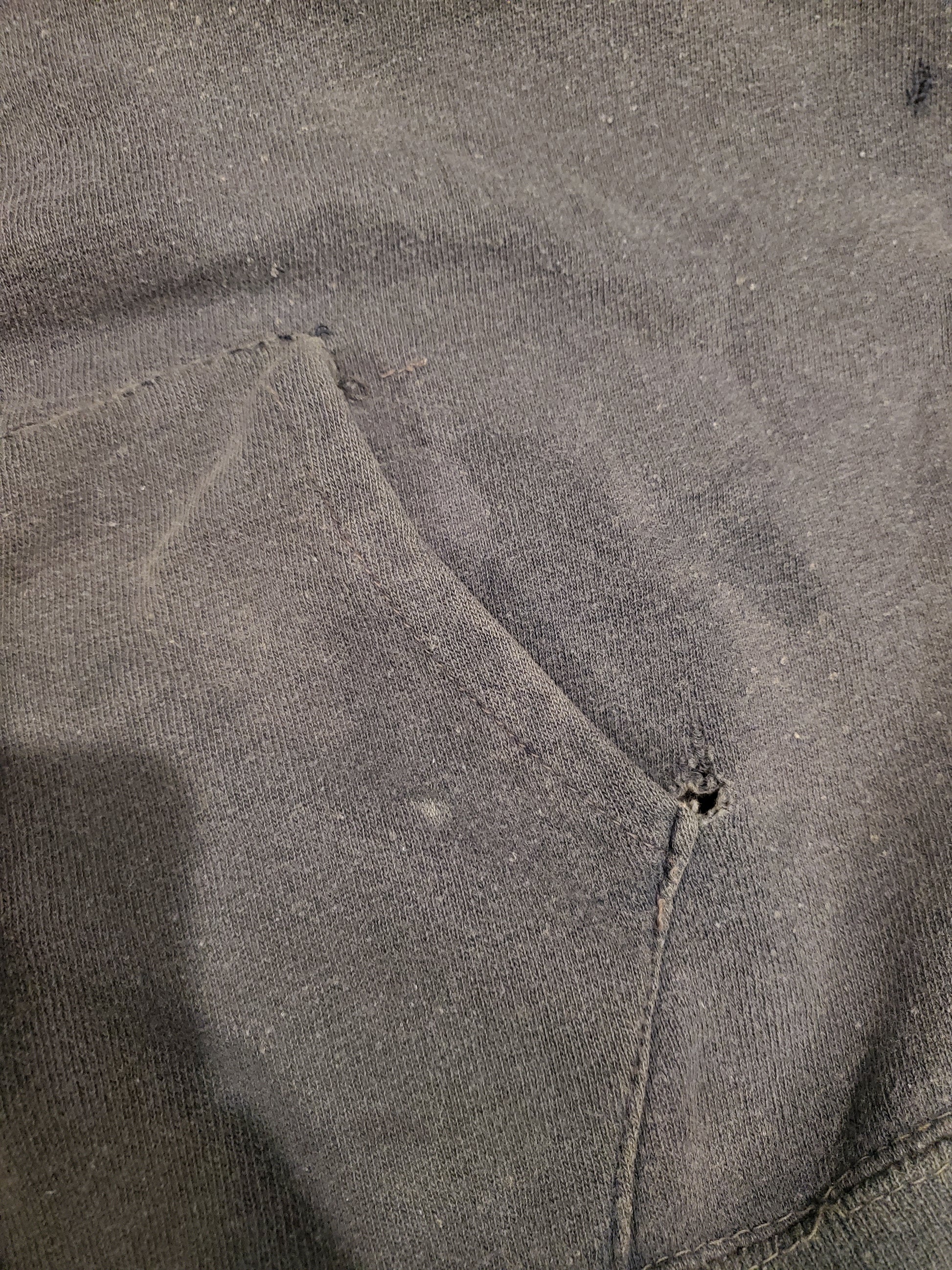 1960s/1970s Faded Blue Raglan Hoodie Size S - People's Champ Vintage -Sweatshirts/Hoodies