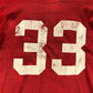 Vintage 1960s 1970s Durene Football Jersey #33
