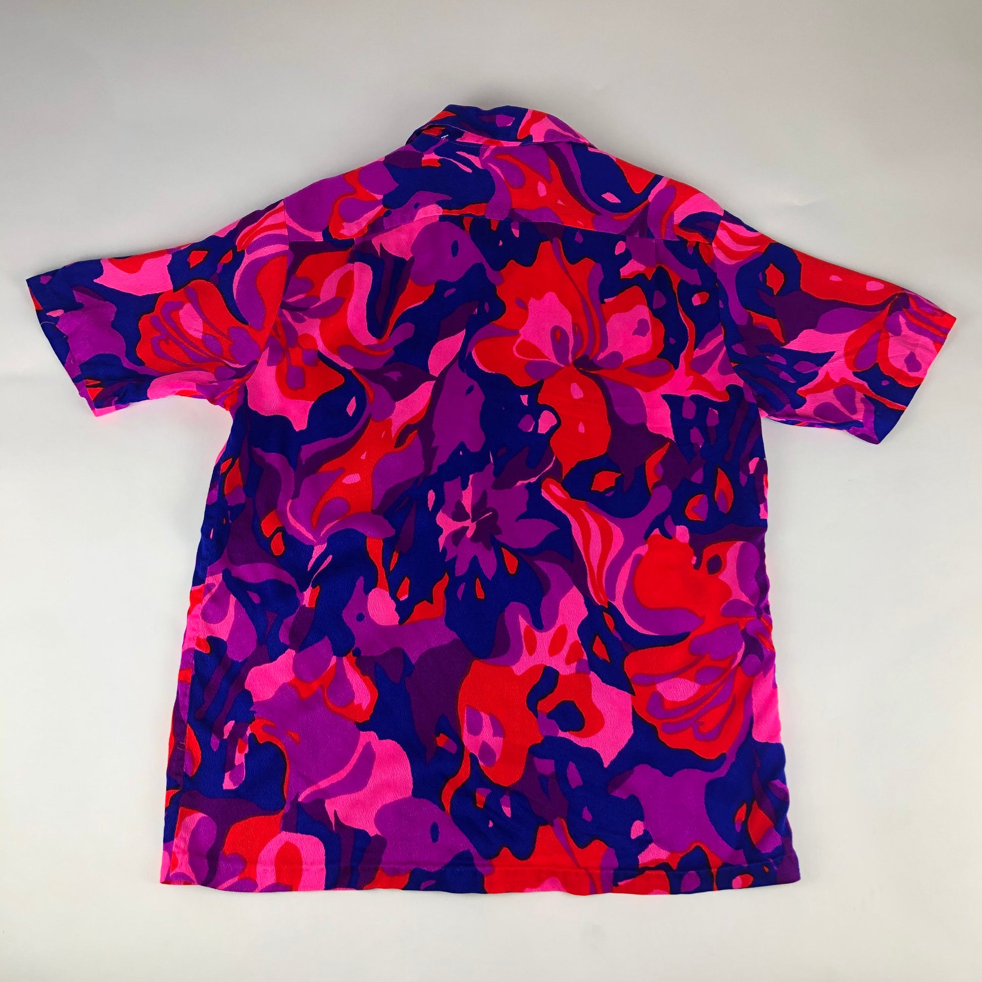 1960s/1970s Pomare Hawaii Selvedge Hawaiian Shirt Size L