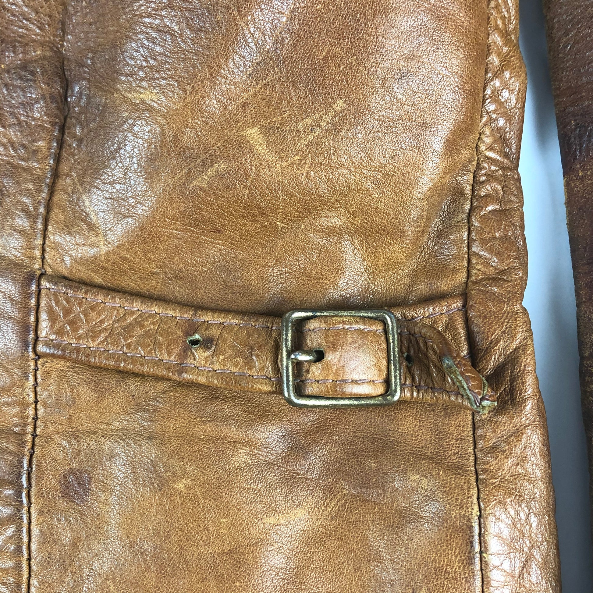 1960s/1970s East West Musical Instruments Leather Barnstormer Jacket Size S
