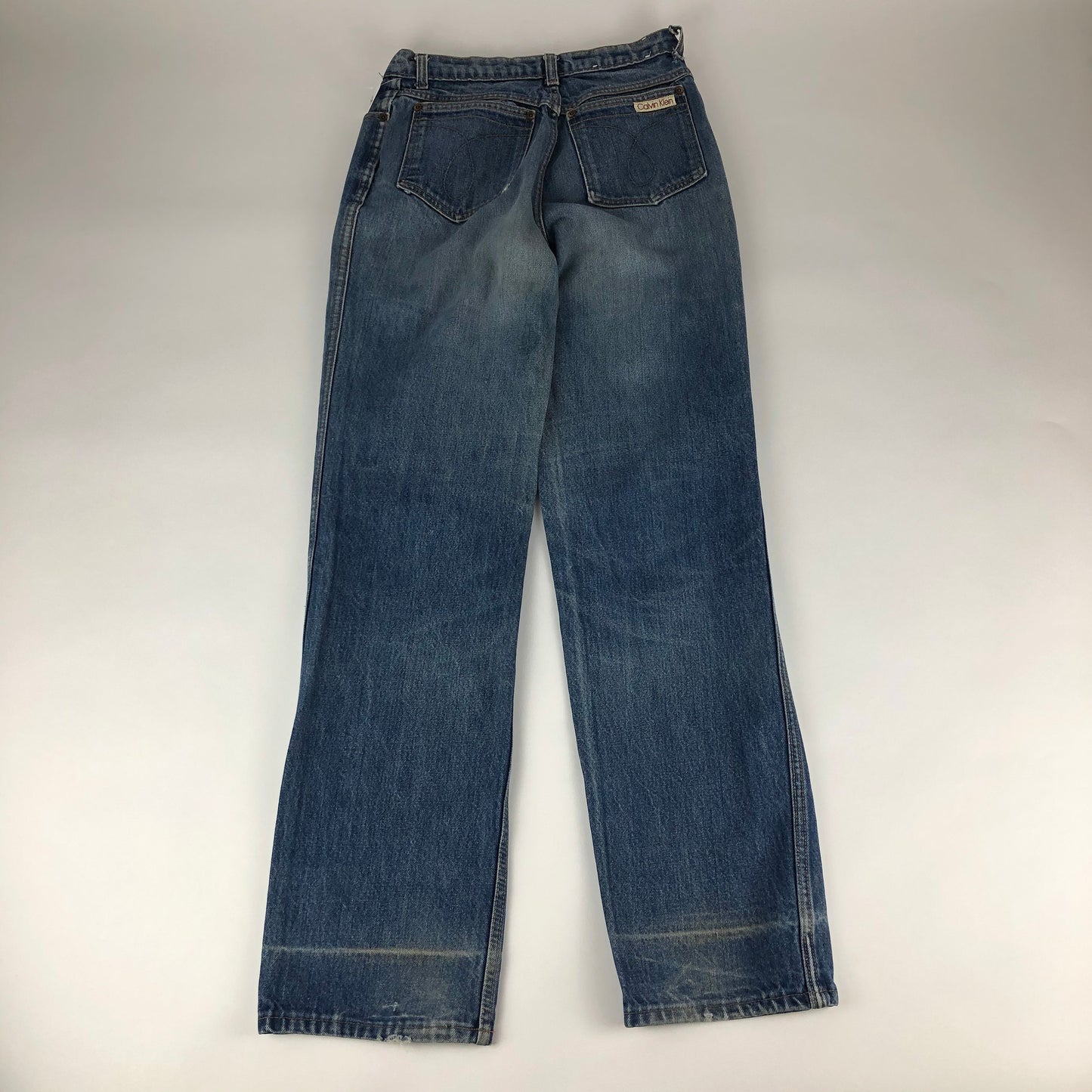 1980s Flared Calvin Klein Jeans Made in USA 28x31.5