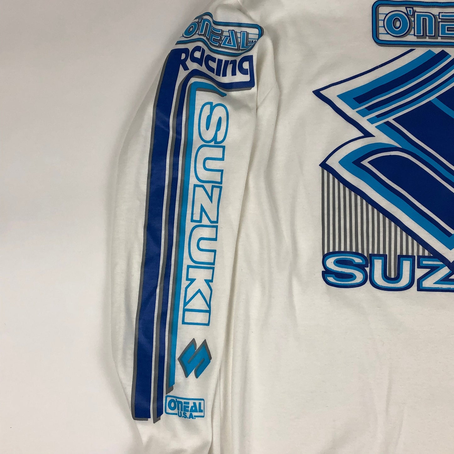 1980s Suzuki O'Neal Racing Longsleeve T-Shirt Jersey Made in USA Size M
