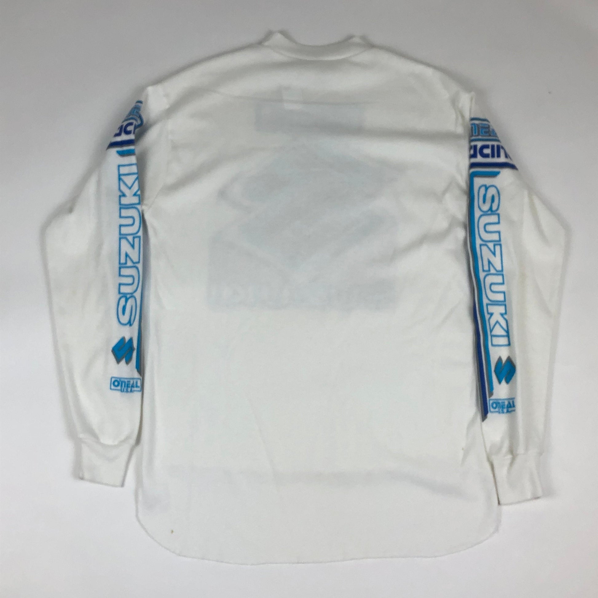 1980s Suzuki O'Neal Racing Longsleeve T-Shirt Jersey Made in USA Size M