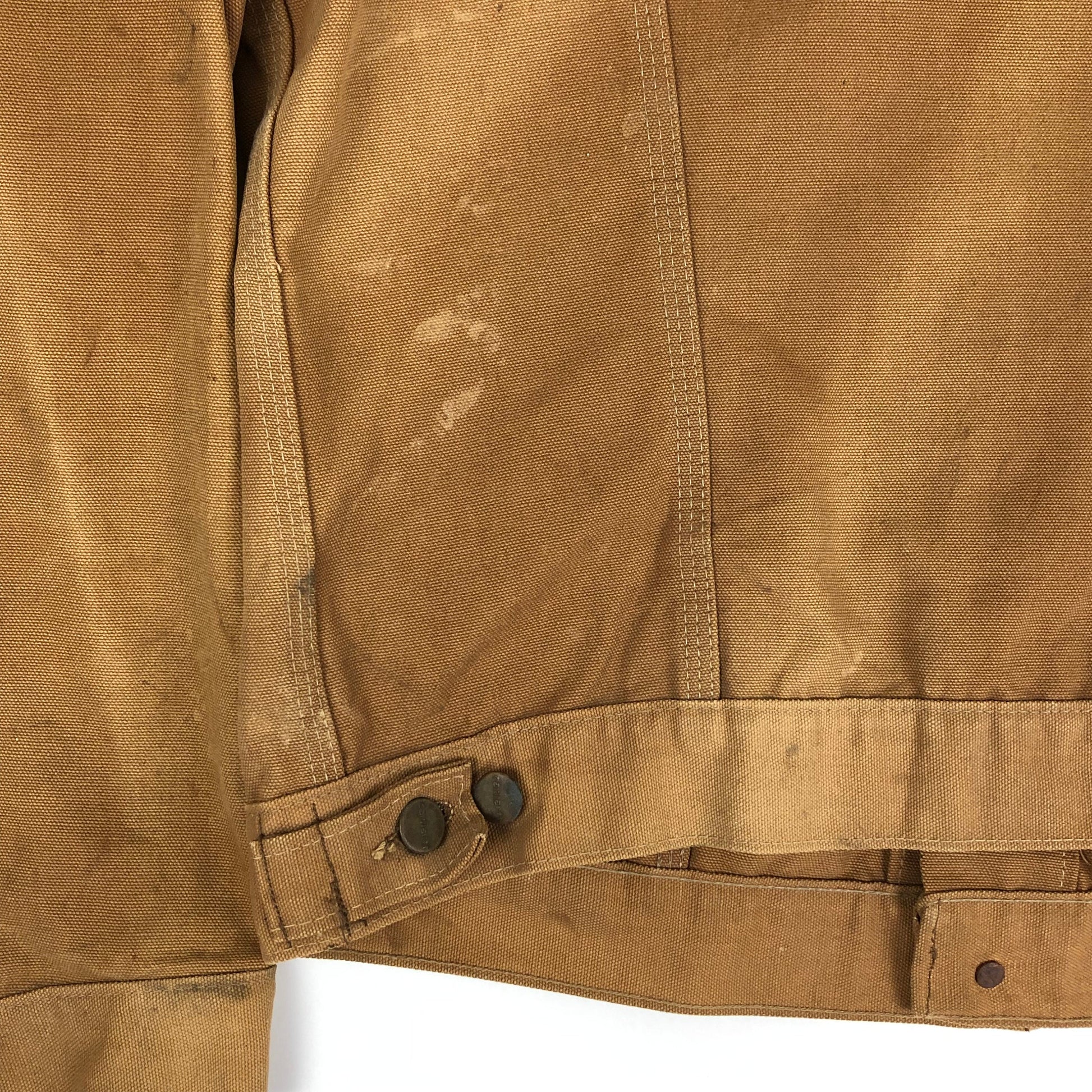 1970s Carhartt Type 3 Style 2 Pocket Trucker Jacket Made in USA Size M/L